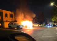  الليلة الماضية - احتراق سيارة في مدينة الرملة دون إصابات